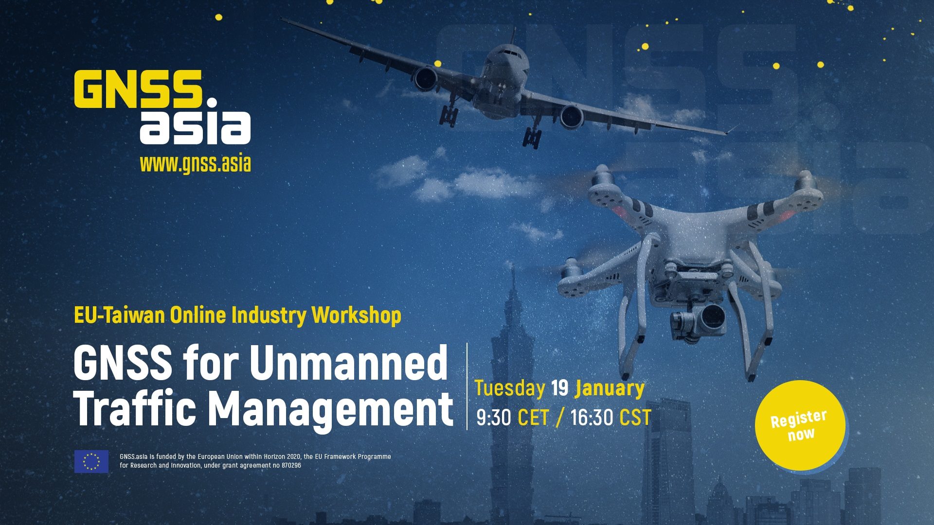 EU-Taiwan Online Workshop – GNSS for Unmanned Traffic Management